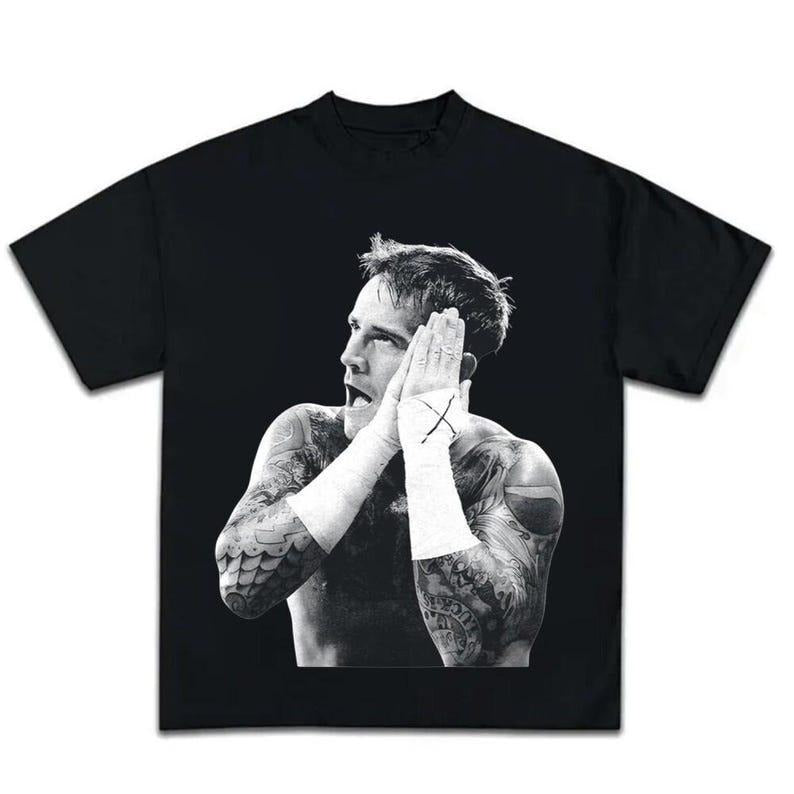 90s Graphic Style CM Punk T-Shirt, Gift For Dad, Streetwear Boxing Tee, Wrestling Fans, Unisex Tee Hoodie, Sweatshirt