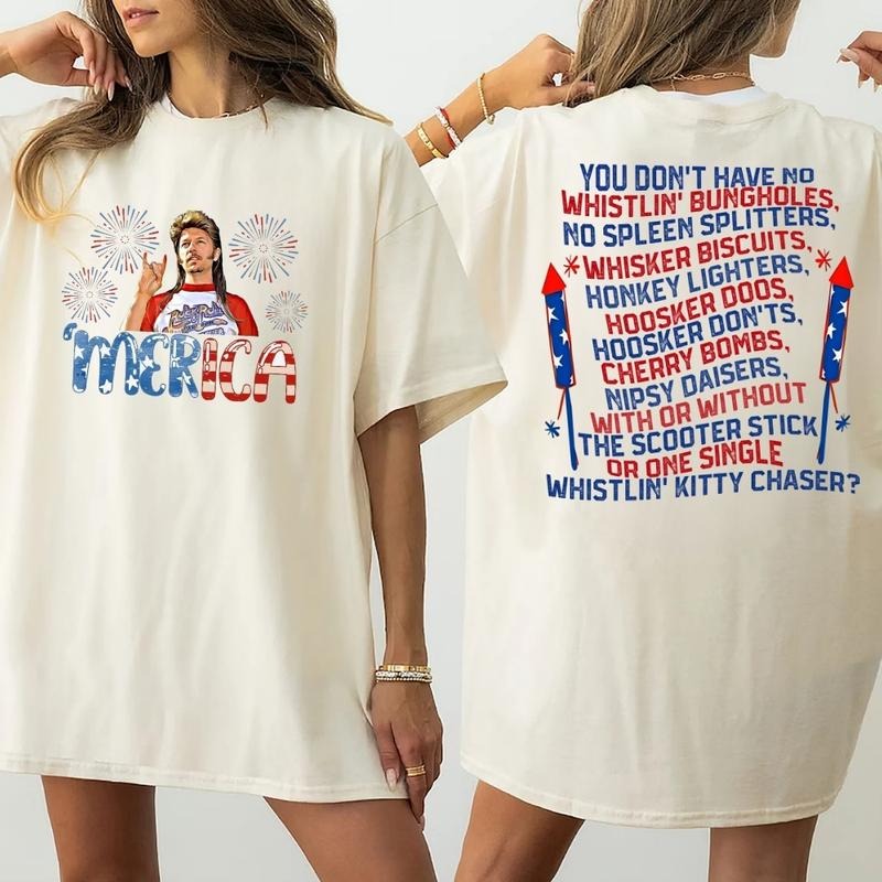 Joe Dirt USA T-Shirt, Sweatshirt, Merica 4th of July Graphic Tee, Funny Patriotic Shirt for BBQs, Parties, and Summer Hoodie