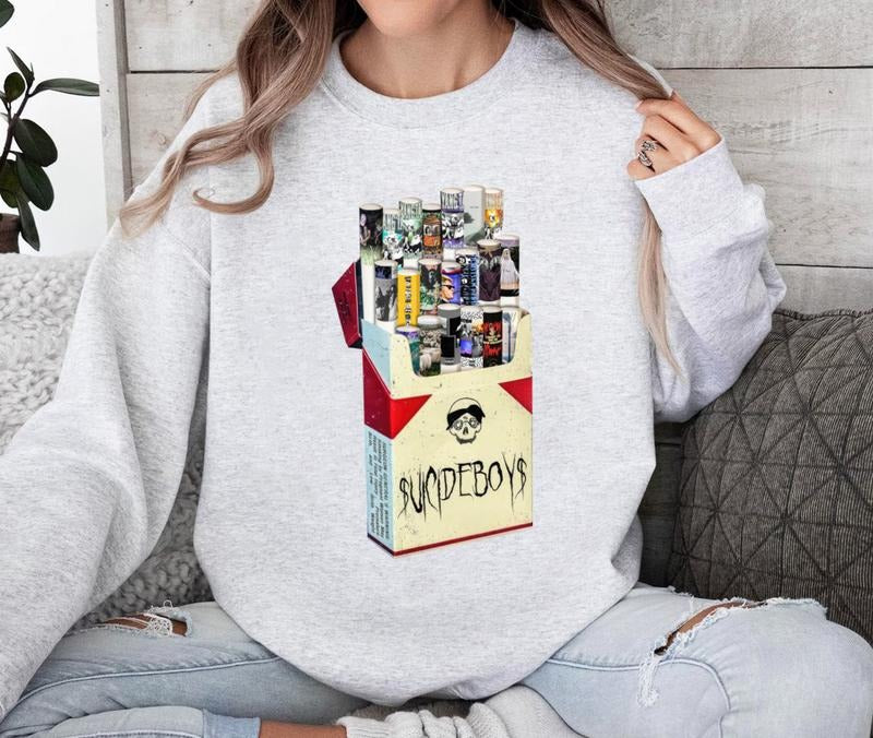 SB Cigarette Sweatshirt, SB Merch, SB Tour 2024 Shirt Hoodie | HypeDripTees.com