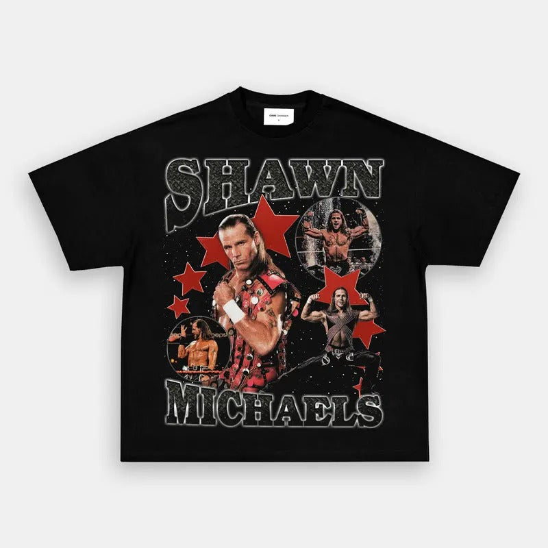 SHAWN MICHAELS TEE Wrestling Graphic Tee, Sports T-shirt, Athlete Shirt, Wrestling Gift, Fitness Tee Crewneck Clothing...
