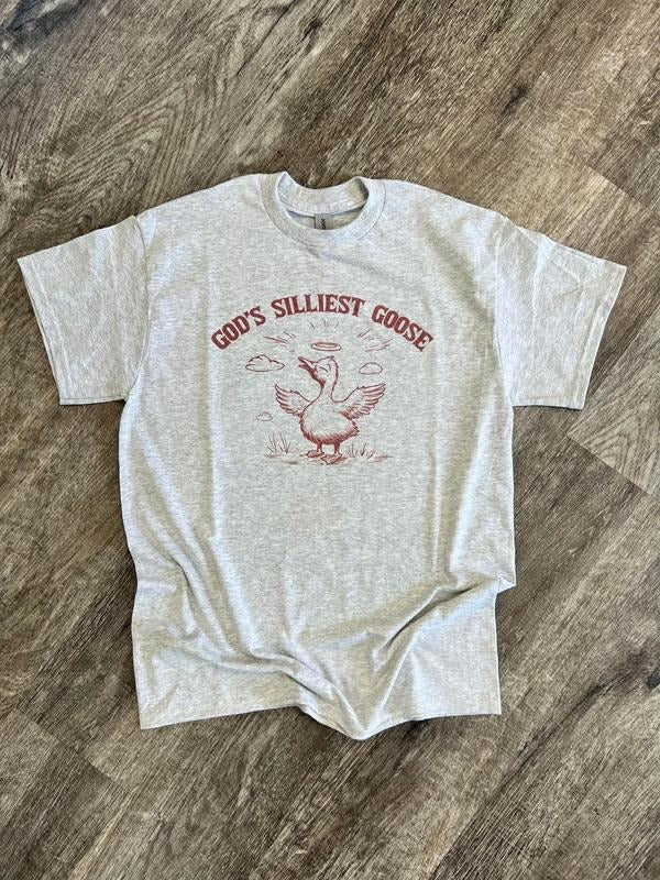 SINGLE SHIRT - Gods Silliest Goose - Funny Shirt - Goose Shirt - Summer Tee Hoodie, Sweatshirt | HypeDripTees.com