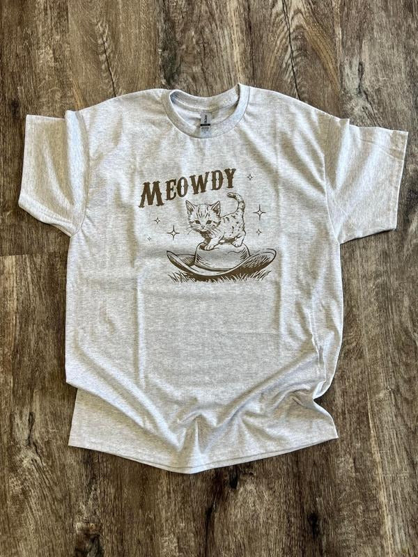 SINGLE SHIRT - MEOWDY - Funny Shirt - Cat Shirt - Summer Tee Hoodie, Sweatshirt | HypeDripTees.com