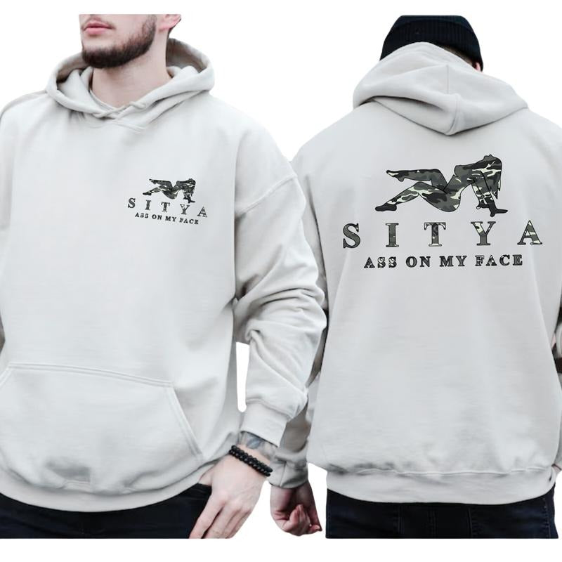 SITYA Camo 2 Sides Print Outdoor Activities Menswear Streetwear T-Shirts, Hoodie, Sweatshirt