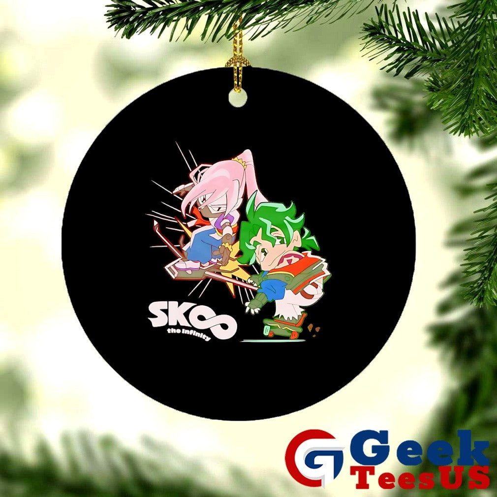 SK8 The Infinity Joe & Cherry Blossom chibi duo shirt