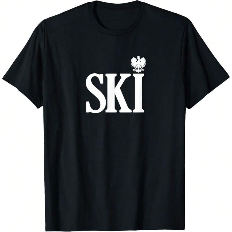 SKI Polish Surnames Ending Polish Eagle Dyngus Day T-Shirt Women Kids T-Shirt Daily T-Shirt Women Kids Girls T-Shirt...