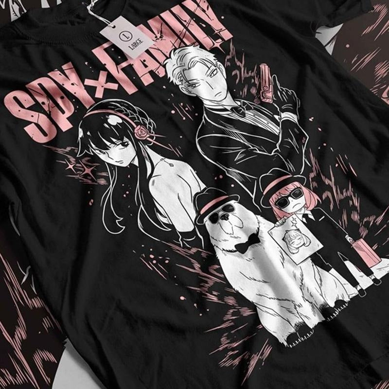 SPY x FAMILY Unisex T-Shirt Anime, Loid, Yor, Anya, Bond, Forger ALL SIZES Hoodie, Sweatshirt | HypeDripTees.com
