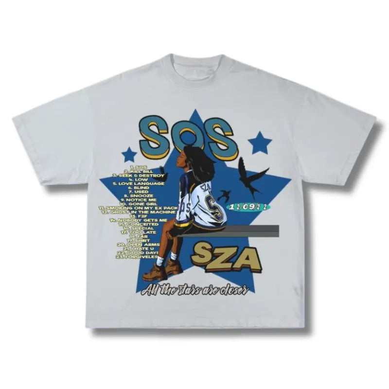 SZA Rap Graphics Tee, Sweatshirt, Hoodie Gift For Women Top Womenswear Underwear Humen Lady Comfort | HypeDripTees.com