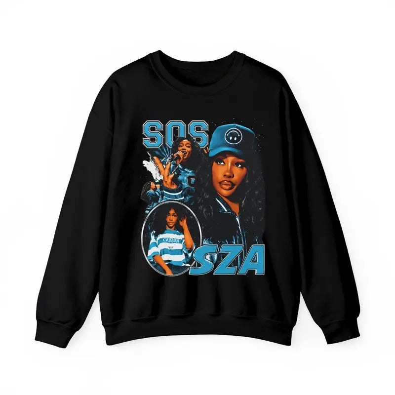 SZA Sweatshirt Rare Concert Tee Tour Shirt, Fans Shirt Hoodie | HypeDripTees.com