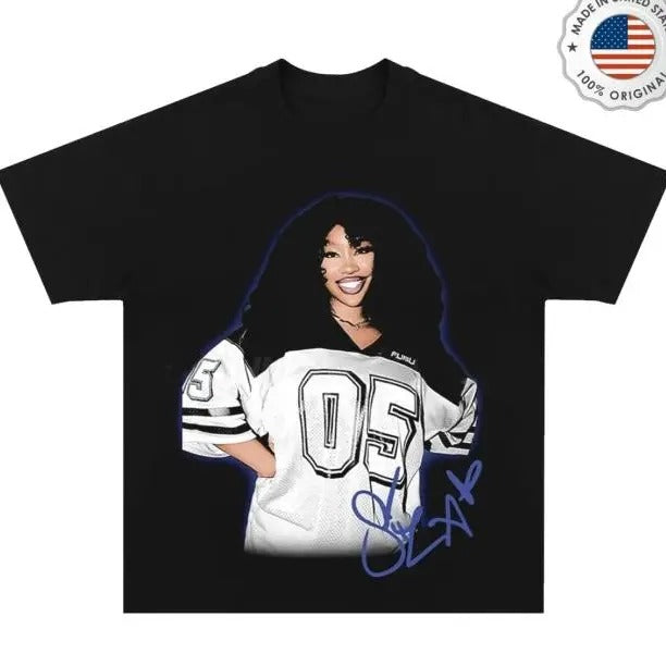 SZA Tee Cotton Fabric Tshirt Classic Menswear Hoodie, Sweatshirt | HypeDripTees.com