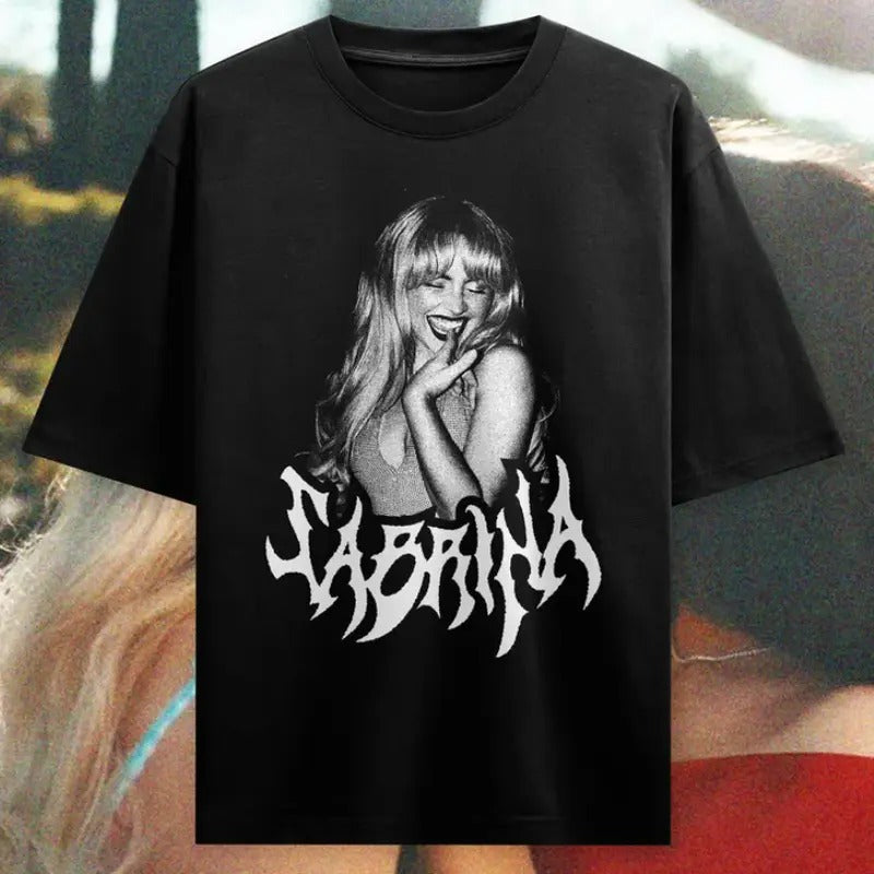 Sabrinaaa Funny Black Tee, Gift Shirt Classic Cotton Hoodie, Sweatshirt | HypeDripTees.com
