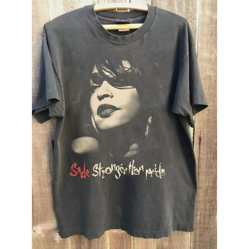 Sade Adu 90s Graphic Shirt, Pop Music Tour 2024 Men Women Unisex Tshirt Hoodie, Sweatshirt | HypeDripTees.com