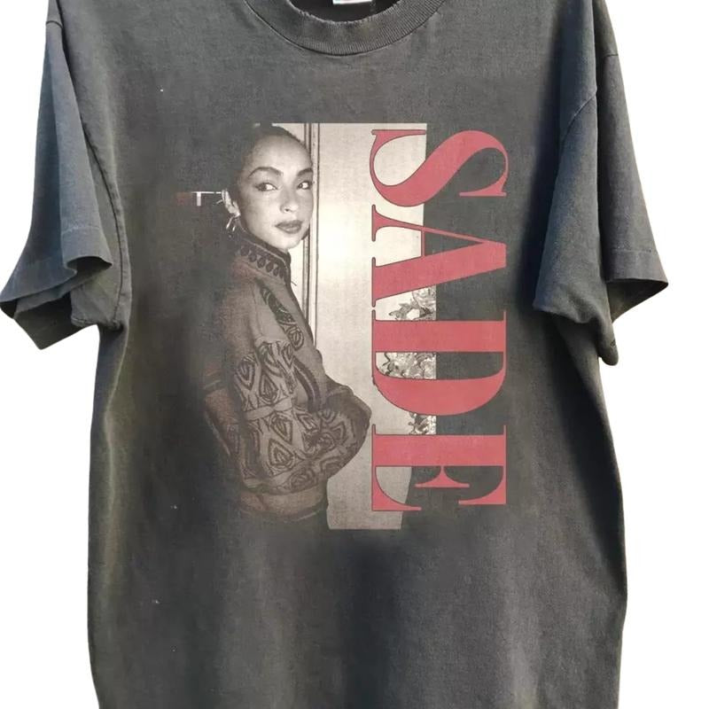 Sade Graphic Shirt, Sade Vintage 90s Retro Classic Unisex T-shirt, Gift for Fans Hoodie, Sweatshirt | HypeDripTees.com
