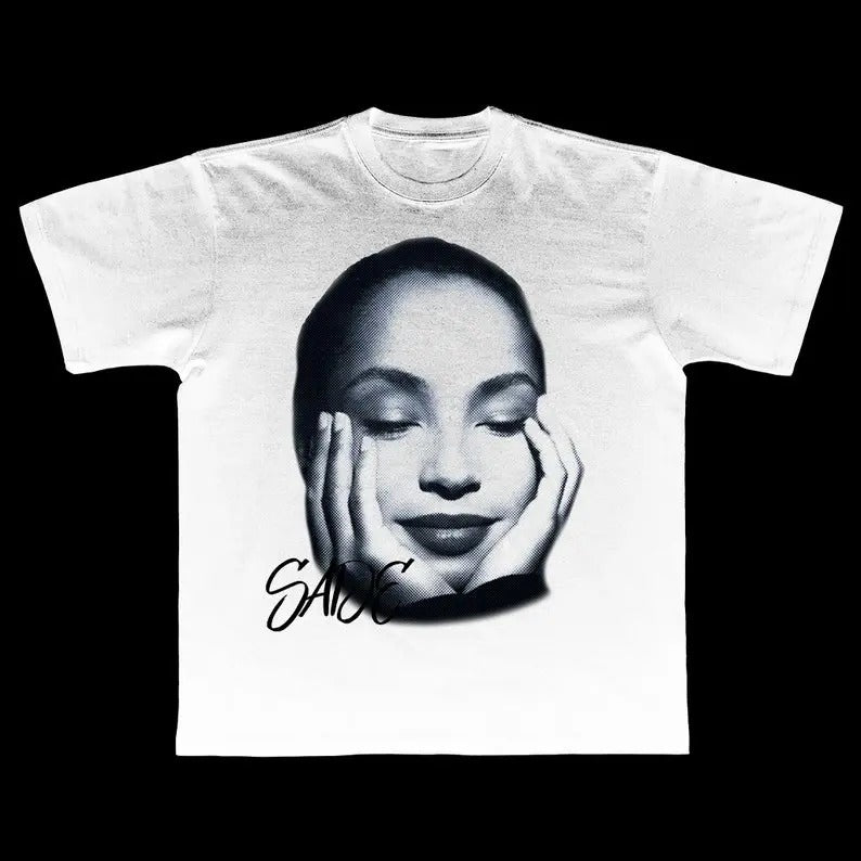 Sade Rare T-Shirt - Sade 90's T-Shirt - Sade Vintage Style Tee - Sade T-Shirt Hoodie, Sweatshirt | HypeDripTees.com