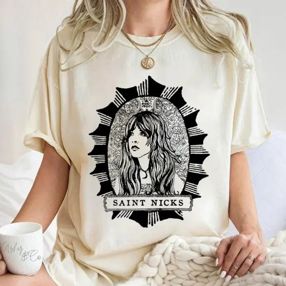 Saint Nicks Shirt, Stevie Nicks Shirt Hoodie, Sweatshirt | HypeDripTees.com