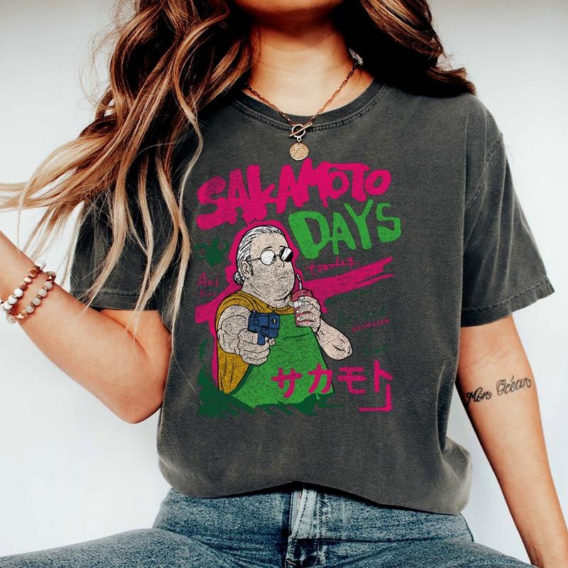 Sakamoto Days Shirt, Country Shirt Taro Sakamoto Unisex T-Shirt, Anime Sweatshirt coraline cat hoodie | HypeDripTees.com