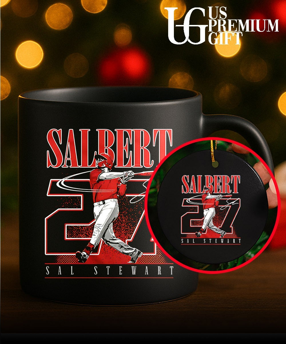 Salbert Sal Stewart 27 Cincinnati Reds baseball signature shirt