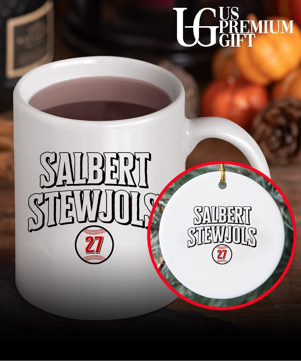 Salbert Stewjols Sal Stewart 27 ball Cincinnati Reds baseball shirt