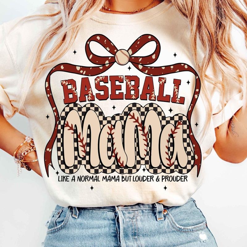 [Sale To 45% Off] Retro Baseball T-Shirt, Baseball Coquette Bow Shirt, Baseball Mama Shirt, Gift For Mom, Mother's Day...