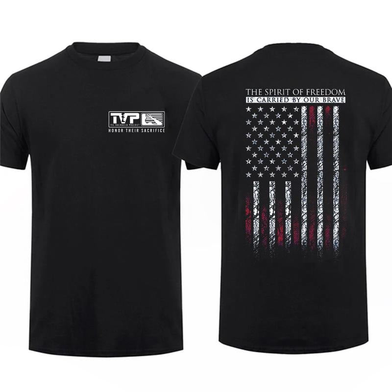 Grunt Style Carried By Our Brave T-shirt Unisex Short Sleeve Casual 100% Cotton Top Menswear Tactical Gear Patriot Shirt...
