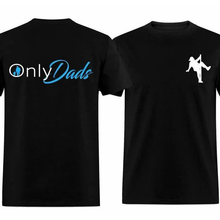Onlydads T-shirt Black Menswear - Father's Day - Dad's Gift Hoodie, Sweatshirt | HypeDripTees.com