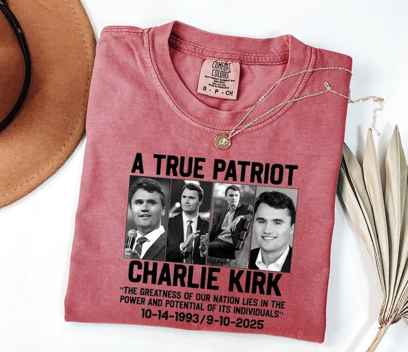 Comfort Colors Make America Great Again R.I.P Charlie Kirk Shirt, Justice for Charlie Kirk Shirt, Prayers Up for Charlie,...