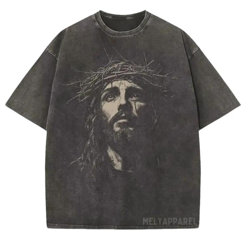 [Saleup to 75%] Comfort Colors Jesus Shirt Christian Streetwear Religious Gift for Him or Her Faith Apparel Unisex Tee...