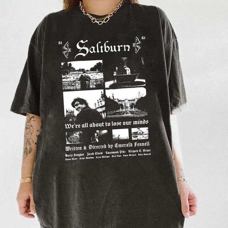 Saltburn Merch, Jacob Elordi T-Shirt Sweatshirt Hoodie | HypeDripTees.com