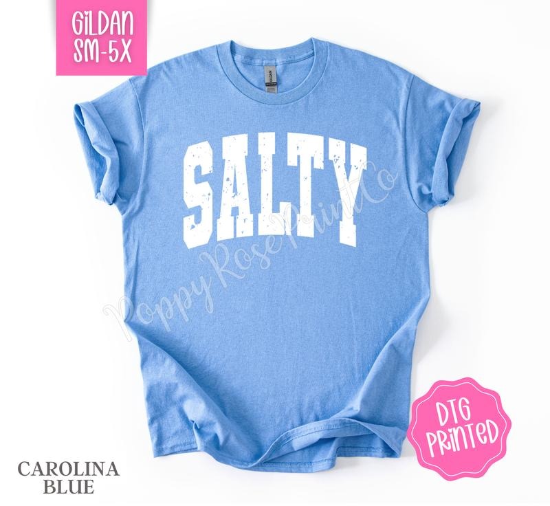 Salty Gildan Tshirt , Summer Tee, Cute Women's Shirt, Gift For Her Hoodie, Sweatshirt | HypeDripTees.com
