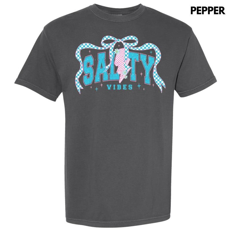 Salty Vibes Coquette Comfort Colors T-Shirt Hoodie, Sweatshirt | HypeDripTees.com