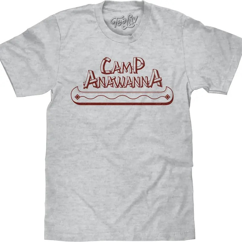 Salute Your Shorts Camp Anawanna Canoe T-Shirt - Athletic Gray Heather Hoodie, Sweatshirt | HypeDripTees.com