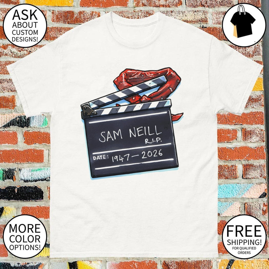 Sam Neill Rip 1947 2026 Rest in peace legend shirt