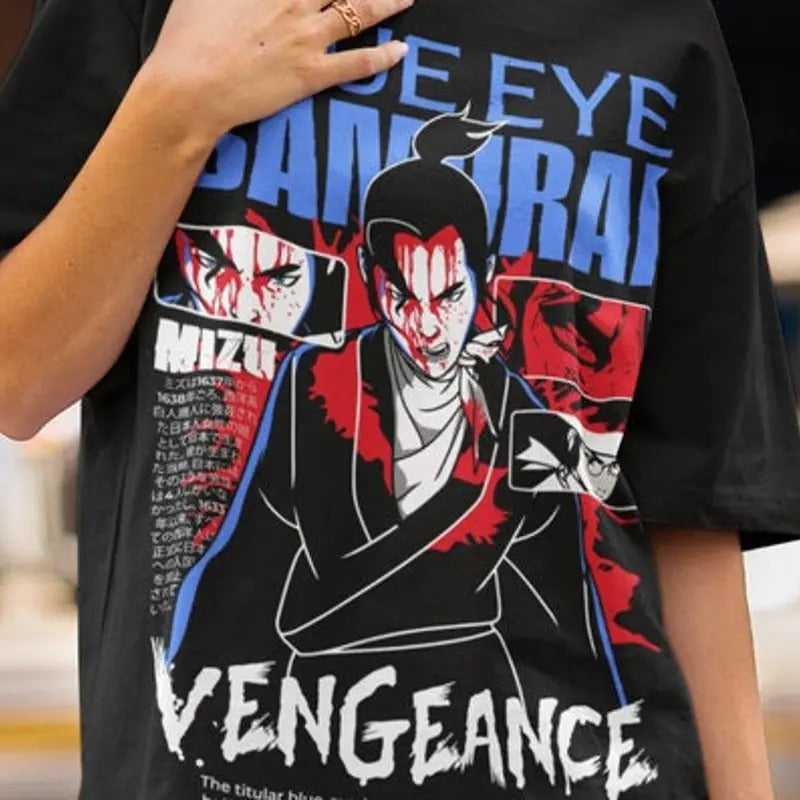 Samurai T-shirt Japanese Warrior With Swords Katana Kenjutsu Horror Shirt Unisex Custom Samurai kenshin fan Unisex Jersey...