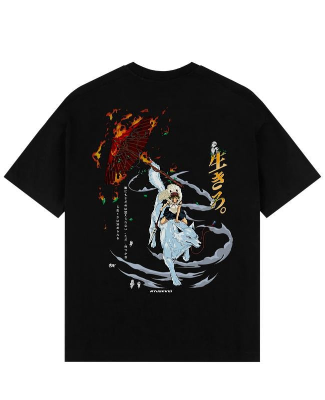 San - Princess Mononoke Oversize T-Shirt T-shirt Hoodies & Sweatshirts | HypeDripTees.com