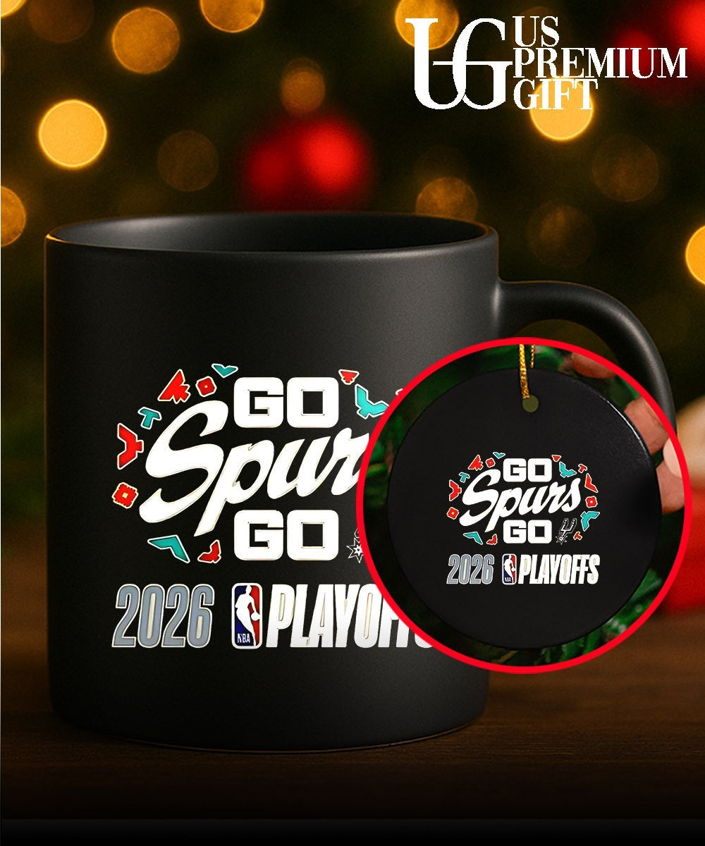 San Antonio Spurs 2026 NBA Playoffs Go Spurs go logo shirt
