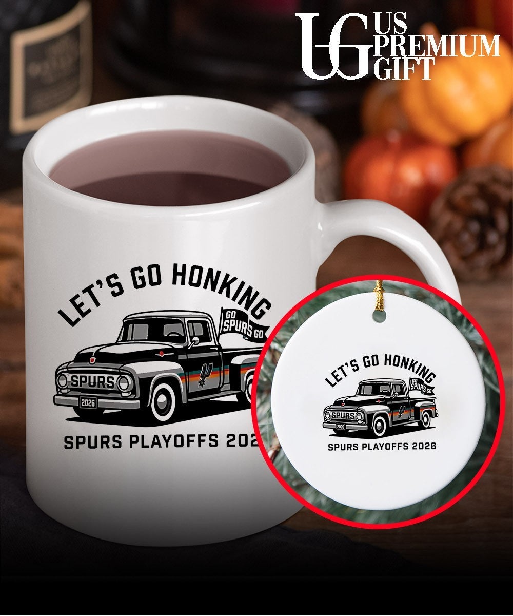 San Antonio Spurs Let’s Go Honking Go Spurs Go 2026 NBA Playoffs Honking graphic shirt
