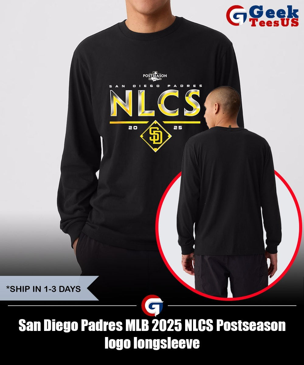 San Diego Padres MLB 2025 NLCS Postseason logo shirt