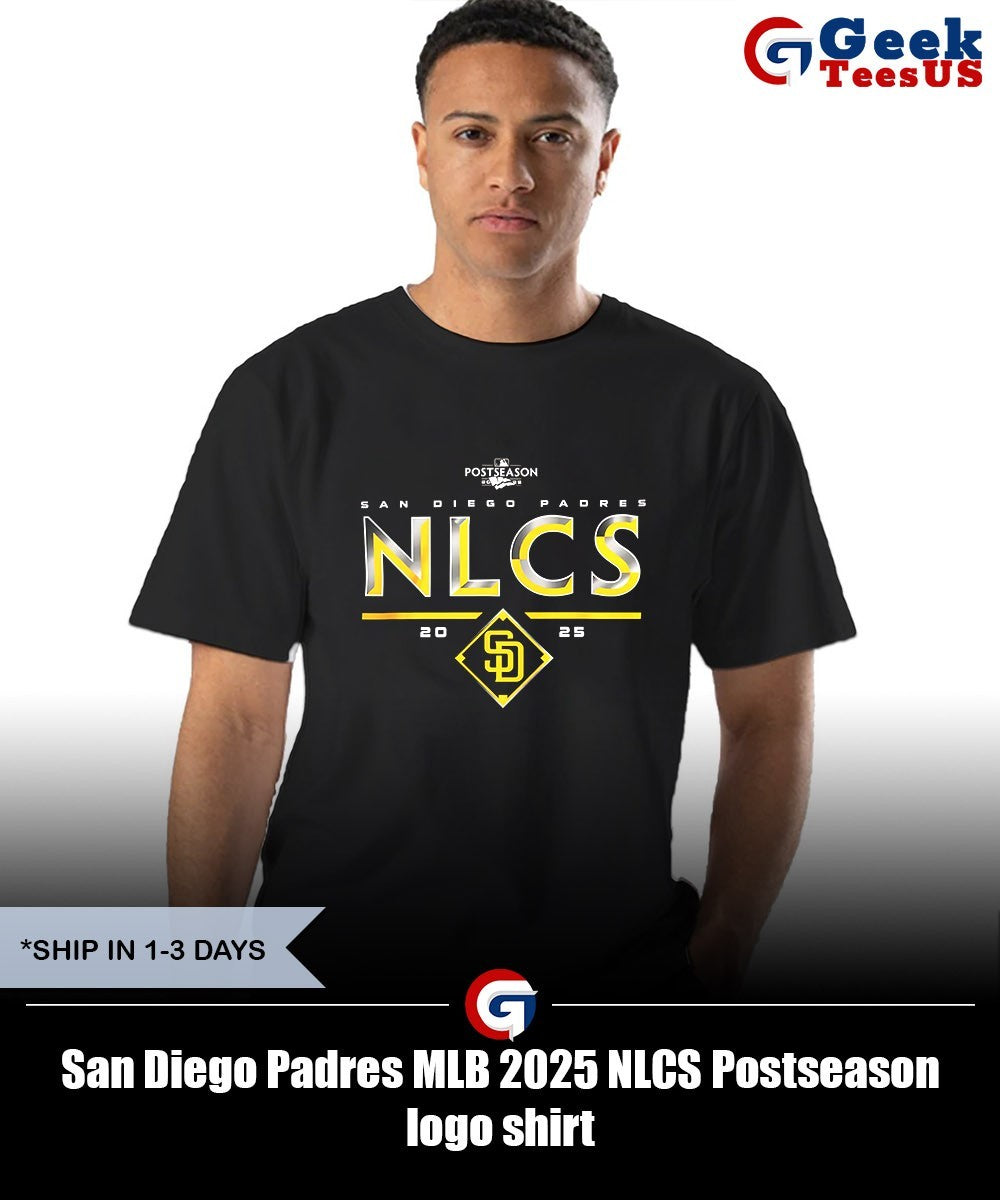 San Diego Padres MLB 2025 NLCS Postseason logo shirt
