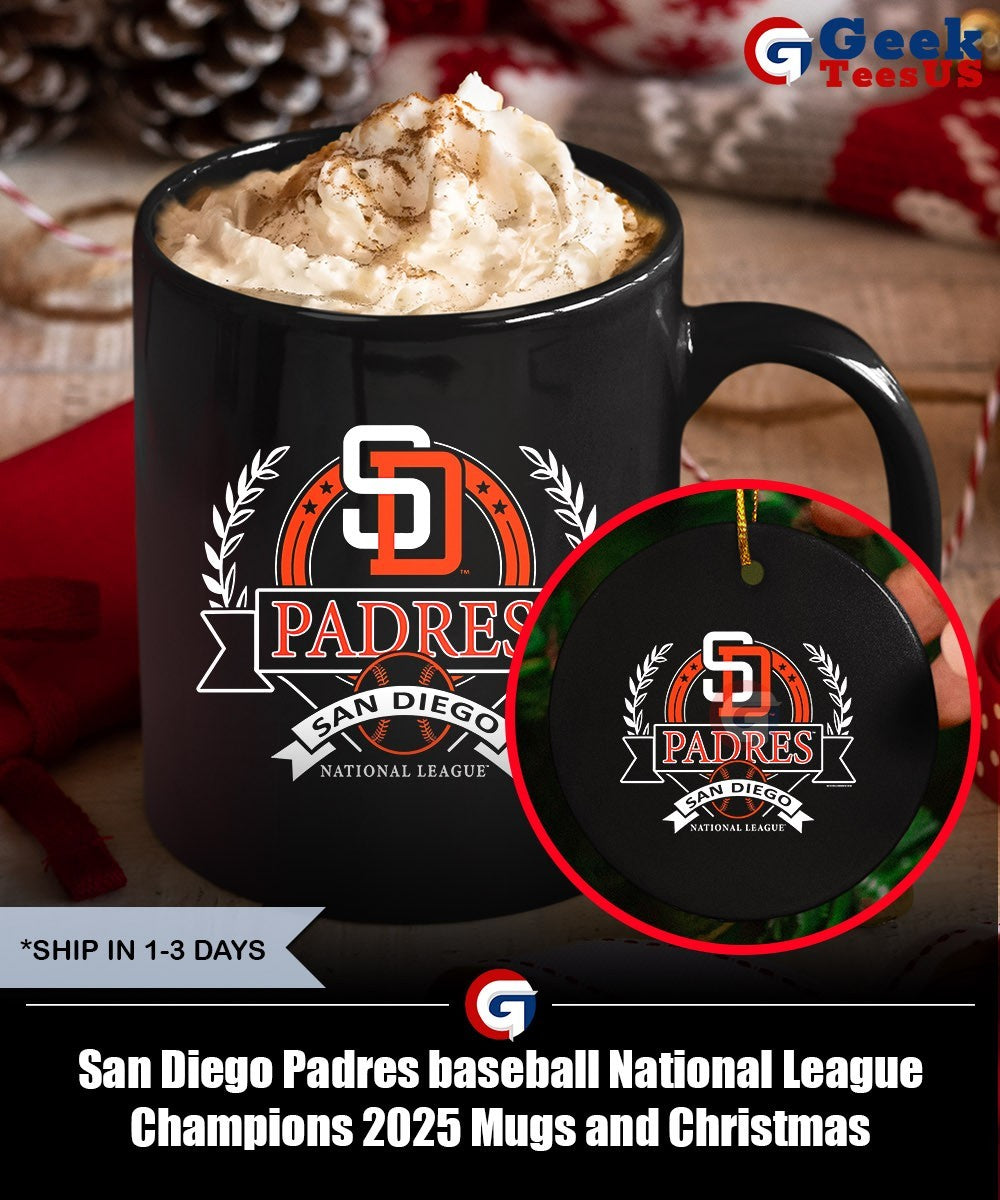 San Diego Padres baseball National League Champions 2025 shirt