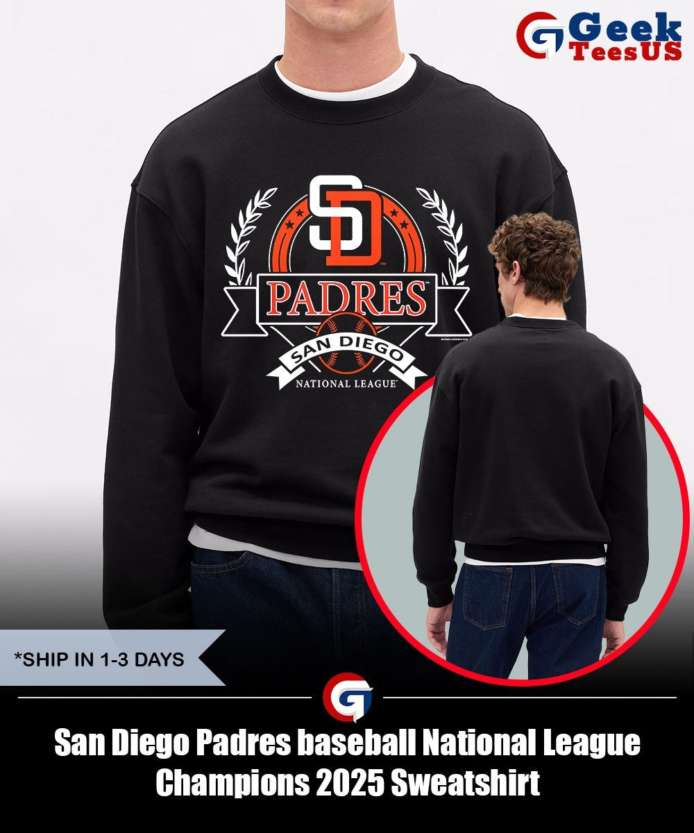 San Diego Padres baseball National League Champions 2025 shirt