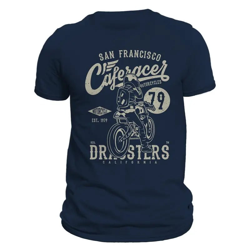 San Fransisco Cafe Racer 79 Motorcycle Men's T-Shirt Hoodie, Sweatshirt | HypeDripTees.com