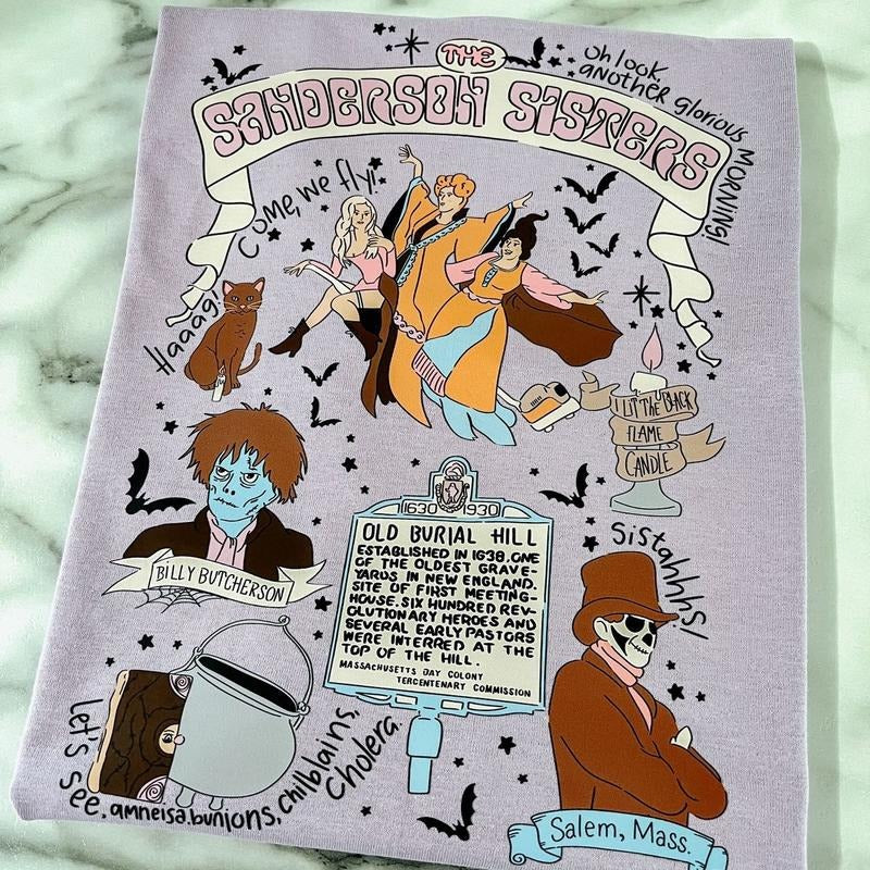 Sanderson Sisters Halloween Tshirt Hoodie, Sweatshirt | HypeDripTees.com