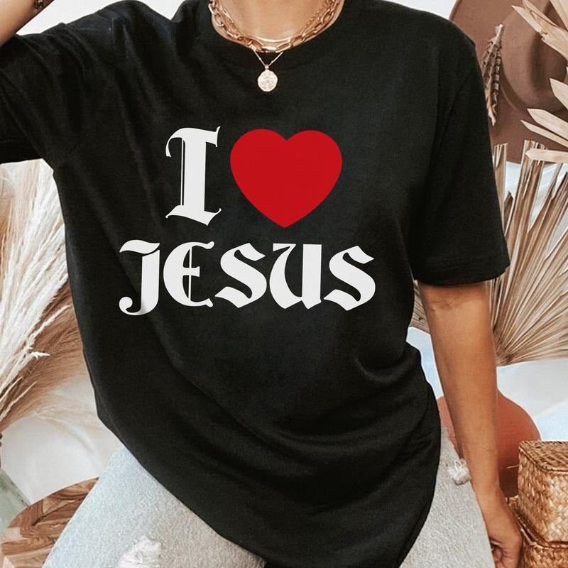 Sandjest Christian T-Shirt I Love Jesus Gift for Christians Jesus Lover Bible Lover Hoodie, Sweatshirt | HypeDripTees.com