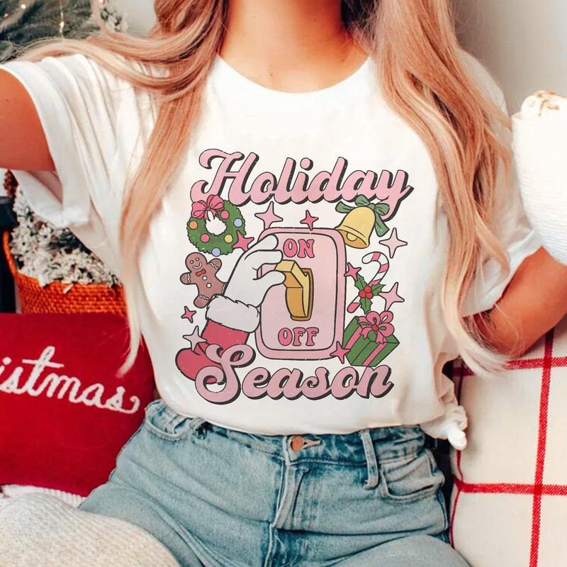 Sandjest Christmas Shirt Holiday Season On Gift for Her Women Girl Friends Hoodie, Sweatshirt | HypeDripTees.com