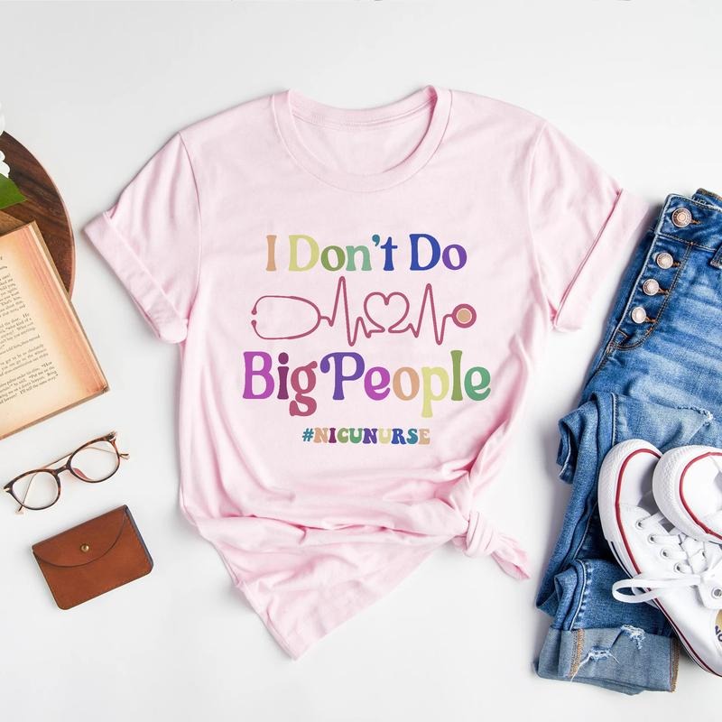 Sandjest Nurse Shirt I Don't Do Big People Gift for Nurses Women Medical Students Hoodie, Sweatshirt | HypeDripTees.com