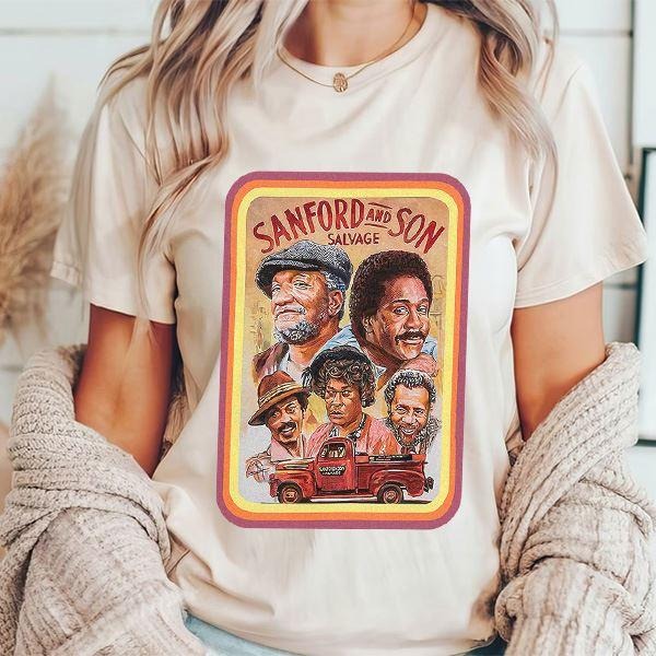 Sanford and Son Shirt, Sanford and Son Greeting Card Shirt Hoodie, Sweatshirt | HypeDripTees.com