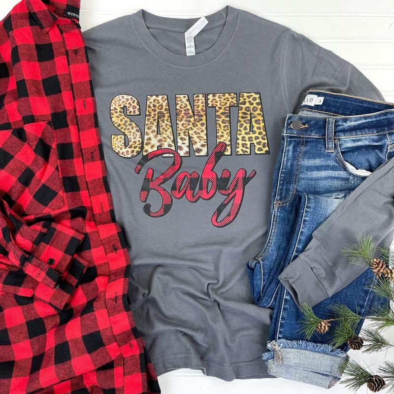 Santa Baby Long Sleeve T-Shirt Hoodie, Sweatshirt | HypeDripTees.com