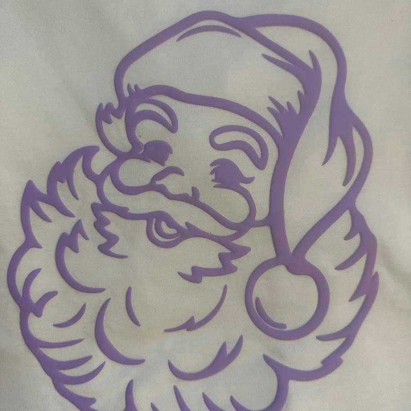 Santa Claus Tee Shirt - Casual Women's Graphic Tee Available in White and Black with Charming Santa Design, Comfortable...