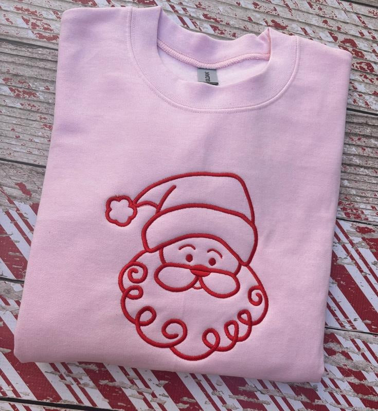 Santa Crewneck Sweatshirt T-Shirts, Hoodie | HypeDripTees.com