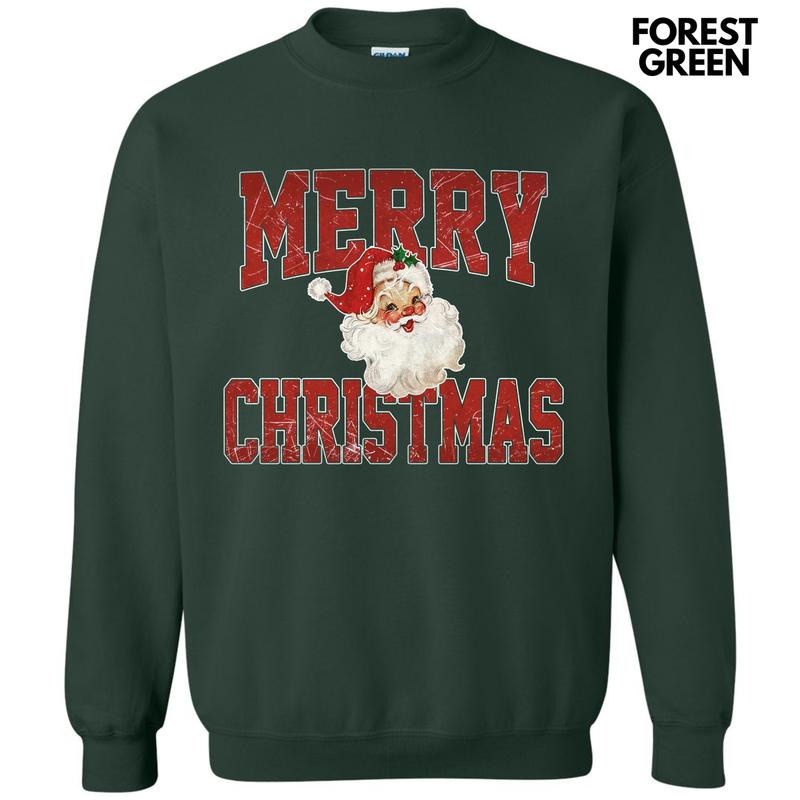 Santa Merry Christmas Sweatshirt 'NLB' T-Shirts, Hoodie | HypeDripTees.com