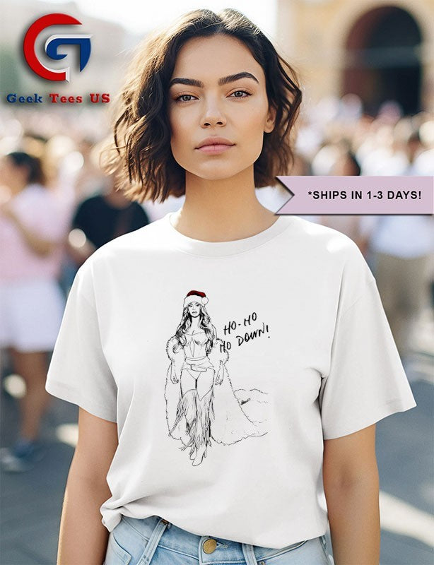 Santa hat Beyonce Hodown Christmas Holiday shirt